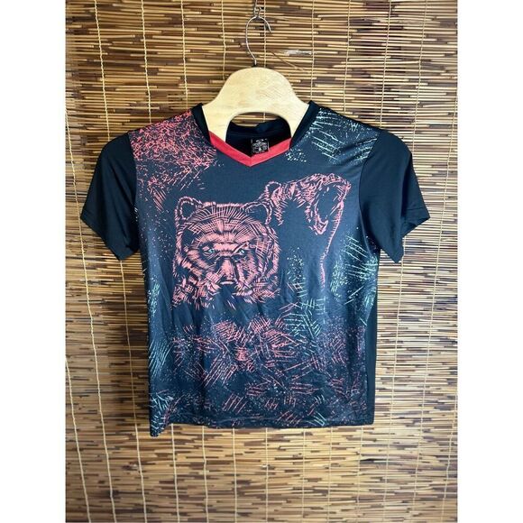 Sport Dri Extra Large Soccer Jersey Grizzley Bear Graphic - Picture 1 of 4